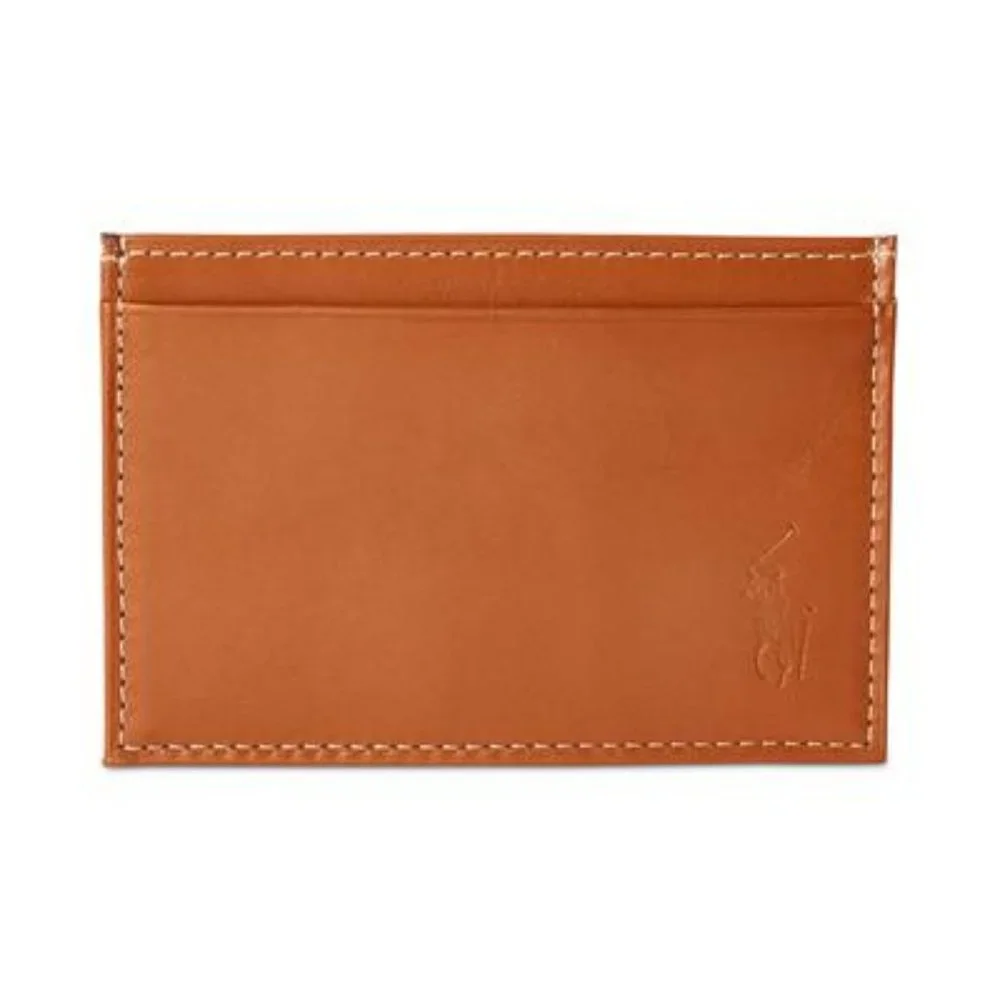 Polo Ralph Lauren Burnished Leather Slim Card Case